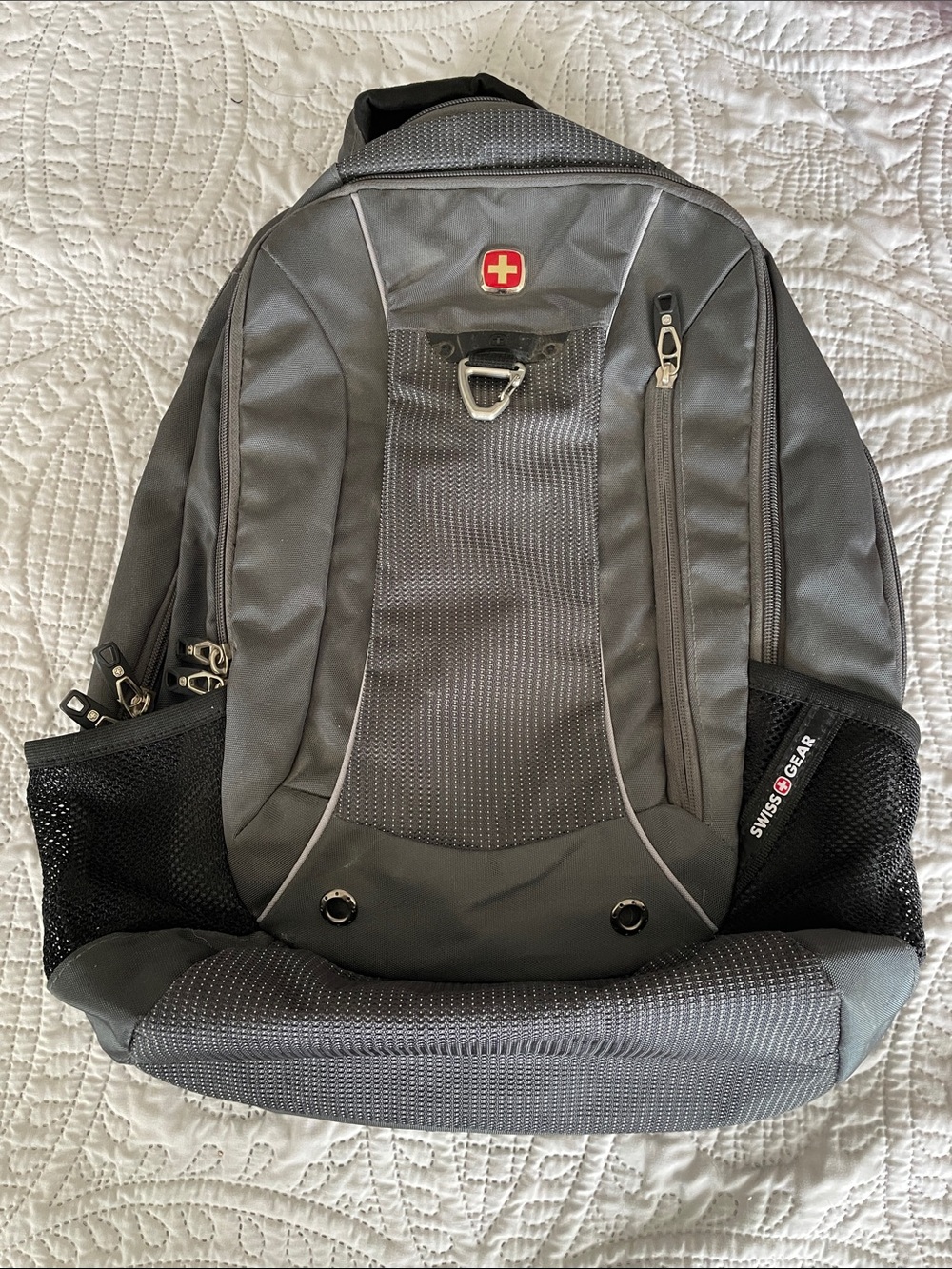 SwissGear Gray Backpack with Laptop Compartment